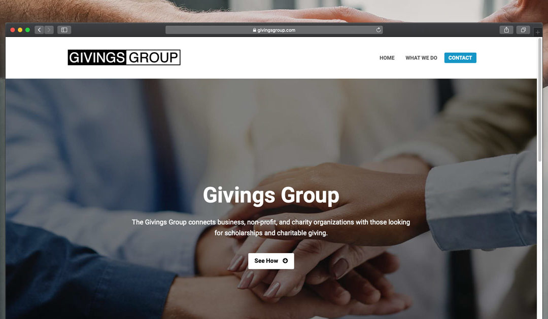 Sitio Web Givings Group