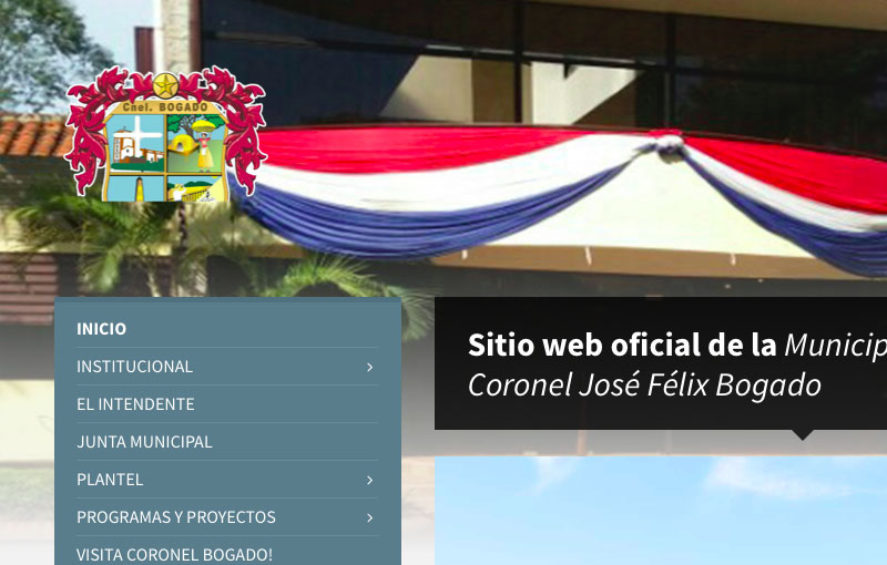Sitio Web Municipalidad de Coronel Bogado