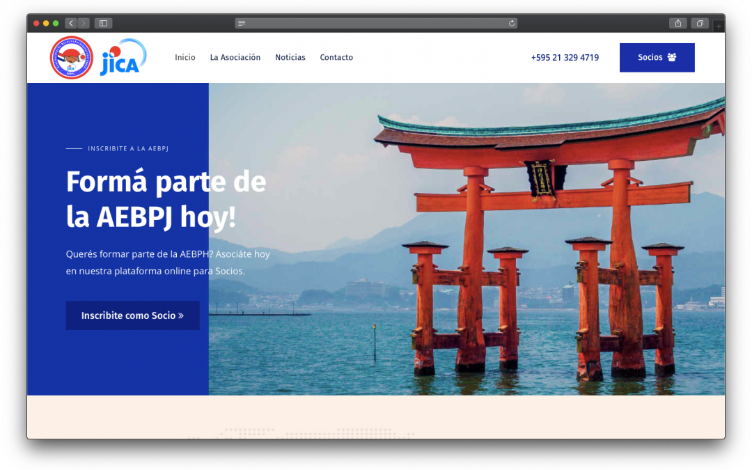 Sitio Web Asociación de Ex Becarios Paraguayos en el Japón